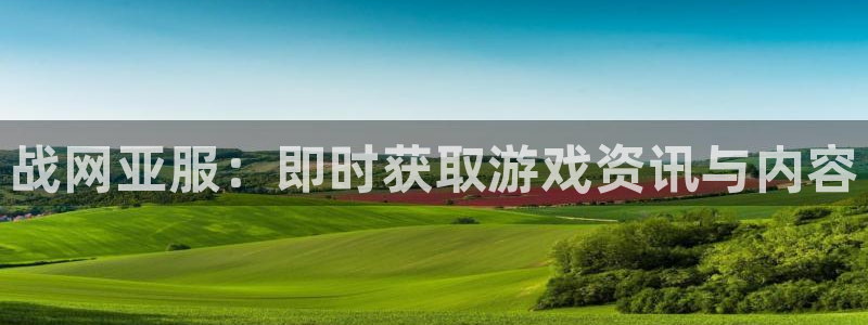 辉达娱乐官方平台：战网亚服：即时获取游戏资讯与内容